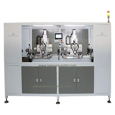 Helautomatisk silkscreentryckpress för flaska
